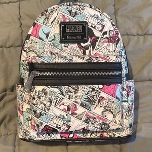 Marvel Loungefly Black and White Comic Backpack